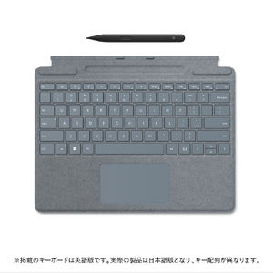 マイクロソフト Surface Pro スリム ペン2付き Signature キーボード アイス ブルー 8X6-00059-イメージ2