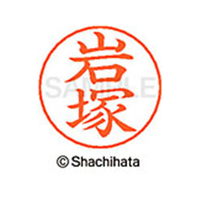 シヤチハタ ネームペン用ネーム シルバー 既製 岩塚 FC46089-X-GPS-0318