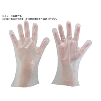 トラスコ中山 TRUSCO/使い捨てポリエチレン手袋 内エンボス Lサイズ 100枚入 FCD392C-2447818