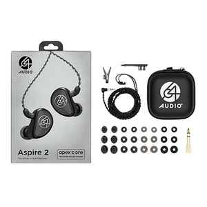 64 Audio 有線イヤホン Aspire2 Black/Grey 64A-7464-イメージ5