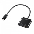 サンワサプライ USB Type-C-HDMI変換アダプタ(4K/60Hz/PD対応) AD-ALCPHDPD