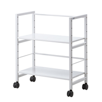 サンワサプライ 高耐荷重ワゴン（2段） ホワイト WG-207