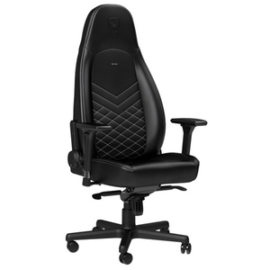 noblechairs ゲーミングチェア ICON(アイコン) ブラック/ホワイト NBL-ICN-PU-BPW-SGL-ED-イメージ2