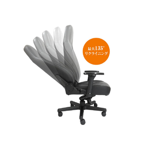 noblechairs ゲーミングチェア ICON(アイコン) ブラック/ホワイト NBL-ICN-PU-BPW-SGL-ED-イメージ7
