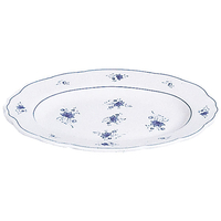 エンテック 小判皿8吋 ビューティフラワー FC73126-BF-10