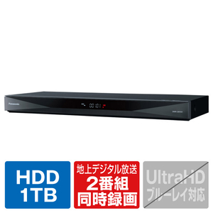 パナソニック DMR-2W101 1TB HDD内蔵ブルーレイレコーダー DIGA