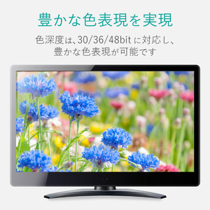 エレコム 長尺HDMIケーブル 30m ブラック DH-HDLMN30BK-イメージ6