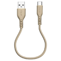 ラスタバナナ USB Type-A to USB Type-C シリコンケーブル(0．2m) calon トープ R02CAAC3A06TA