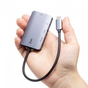 サンワサプライ USB Type C-HDMI/VGA変換アダプタ(4K/30Hz/PD対応) AD-ALCHV02-イメージ11