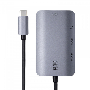 サンワサプライ USB Type C-HDMI/VGA変換アダプタ(4K/30Hz/PD対応) AD-ALCHV02-イメージ9