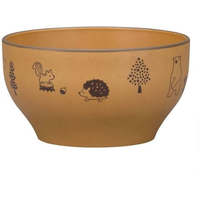 宮本産業 森の仲間たち お椀 ブラウン FC786PN