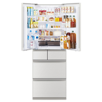 三菱 MR-WZ50N-W 【フレンチドア】495L 6ドアノンフロン冷蔵庫 WZ