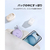 Baseus Free2Pull 巻き取り式 USB-Cケーブル 60W 1m Nebula Purple P1036450051101-イメージ6