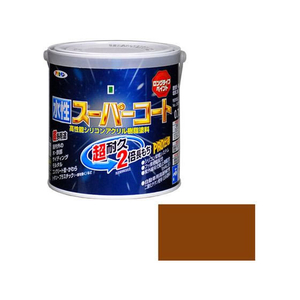 アサヒペン 水性スーパーコート 0.7L カーキー FC449NS-イメージ1