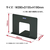 オープン工業 ブックエンド ワイドタイプ 2枚組 黒 FC411SM-BE-10-BK-イメージ8