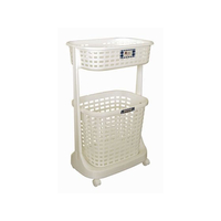 サンカ ランドリーバスケット2段 SW-1082 FC384LC-1131510