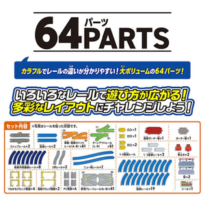 タカラトミー プラレール 20のレイアウトにチャレンジ!デラックスレールキット Pﾚ-ﾙ20ﾉﾚｲｱｳﾄDXﾚ-ﾙｷﾂﾄ-イメージ8