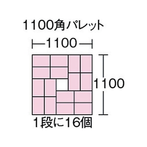 三甲 ボックス型コンテナー 200508 サンボックス#5Aイエロー FC990FX-3424375-イメージ2