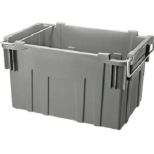 積水テクノ成型 TH型コンテナ(取っ手付) TH-110 グレー グレー110708500400 FC548HM-8362535-イメージ1