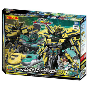 タカラトミー プラレール SGX シンカリオン E5はやぶさ×ドクターイエロー クロス合体セット SGXｼﾝｶﾘｵﾝE5ﾄﾞｸﾀ-ｲｴﾛ-ｾﾂﾄ-イメージ13