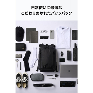 エレコム MNL CITY PACK CORDURA re/cor ブラック BM-MNLBP01NBK-イメージ4