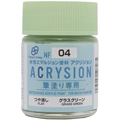 GSIクレオス アクリジョン筆塗り専用 グラスグリーン NF04ｱｸﾘｼﾞﾖﾝｸﾞﾗｽｸﾞﾘ-ﾝ