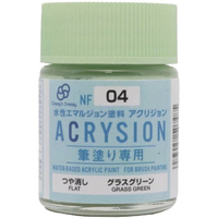GSIクレオス アクリジョン筆塗り専用 グラスグリーン NF04ｱｸﾘｼﾞﾖﾝｸﾞﾗｽｸﾞﾘ-ﾝ