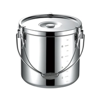 本間製作所 KO 19-0 IH対応 給食缶 18cm(4.4L) FCK9032-007661018