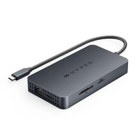 Hyper HyperDrive Next Dual 4K HDMI 10 Port USB-C ハブ For M1 M2 and M3 MacBooks HP-HDM1HBUGL