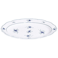 エンテック 小判皿10吋 ビューティフラワー FC73127-BF-11