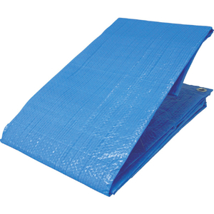 トラスコ 軽量汎用養生シート（ブルー）＃１０００ １．８Ｍ×１．８Ｍ 厚さ：0.07mm TSUL-1818B-イメージ1