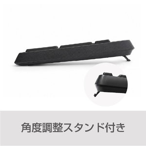 e angle 静音ワイヤレスキーボード・マウス コンボモデル ANGL-KMW2-A-BK-イメージ8