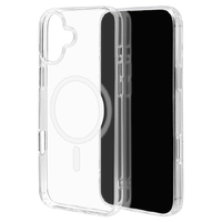 ラスタバナナ iPhone 16 Plus用RHINOXハイブリッドケース TPU×アクリル MAGSAFE対応 クリア 8264IP467HAMCL