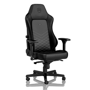 noblechairs ゲーミングチェア HERO(ヒーロー) ブラック/ホワイト NBL-HRO-PU-BPW-SGL-ED-イメージ2
