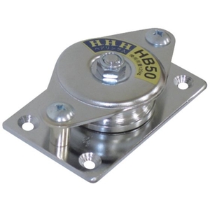 スリーエッチ ステンレス固定滑車 よこ型 1車 25mm 0.05253256メタル FC642GP-8087439-イメージ1