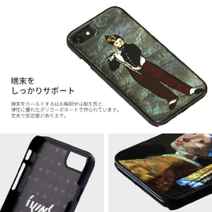 ikins iPhone SE(第3世代)/SE(第2世代)/8/7用天然貝ケース 名画シリーズ ひまわり I22749ISE3-イメージ8