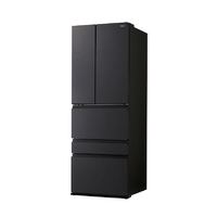 ハイアール 508L 5ドア冷凍冷蔵庫 A.M.U.月夜 Tsukiyo マットフロストブラック JR-LF51A(K)