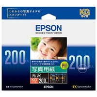 エプソン 写真用紙 光沢  KGサイズ 200枚 KKG200PSKR