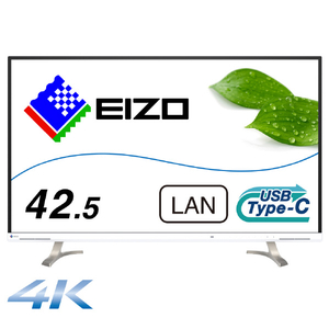 EIZO 42．5型液晶モニター FlexScan EV4340X ホワイト EV4340X-WT-イメージ1