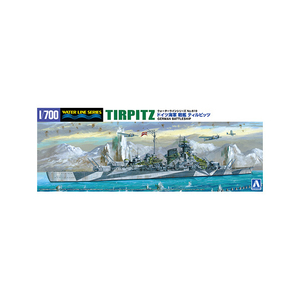 アオシマ 1/700 ウォーターライン No.619 ドイツ海軍戦艦ティルピッツ AWL619テイルピツツ アオシマ 1/700 ウォーターライン No.619 ドイツ海軍戦艦ティルピッツ AWL619テイルピツツ