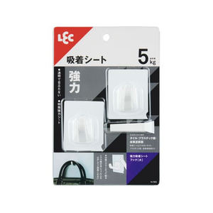 レック 強力吸着シートフック 大 2個入 FC835TA-H-703-イメージ1