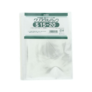 シモジマ クリスタルパック 200×150mm S15-20 100枚 F819276-6752100-イメージ1