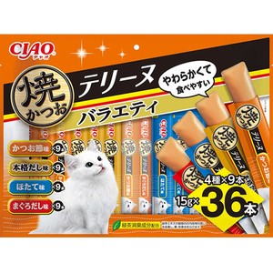 いなば 焼かつお テリーヌ バラエティ 36本 FCJ205C-イメージ1