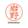 シヤチハタ ネームペン用ネーム シルバー 既製 岩野 FC46094-X-GPS-0323