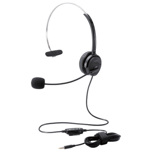 エレコム 片耳オーバーヘッドタイプ ヘッドセット ブラック HS-HP29TBK エレコム 片耳オーバーヘッドタイプ ヘッドセット ブラック HS-HP29TBK