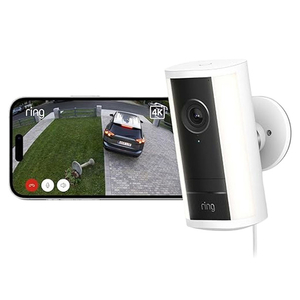 Amazon Spotlight Cam Pro Plug-in Ring ホワイト B0DZ92DMSJ-イメージ1
