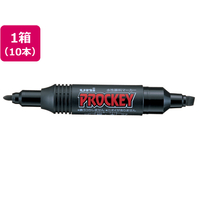 三菱鉛筆 プロッキー太字+細字 詰替式本体 黒 10本入 1箱(10本) F814504-PM150TR.24