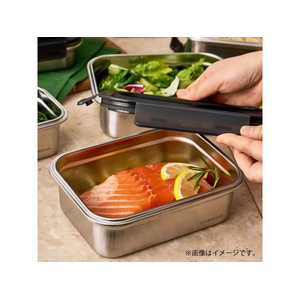 ＬＩＶ ＰＬＵＳ LocknLock 保存容器 600mL 長方形 ロック&ロック FCE280W-LST513-イメージ3