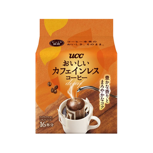 UCC おいしいカフェインレスコーヒー ワンドリップコーヒー 16杯 FCJ624L-352027-イメージ1