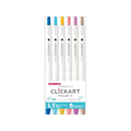 ゼブラ クリッカート 6色セット ライトカラー FCE263U-WYSS22-BC-6CLT